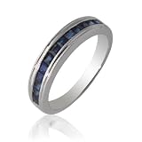 0.75cttw Engagement Band Ring in 14K White Gold.