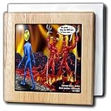 Hell A Non-exclusive Club I Guess - 6 Inch Tile Napkin Holder