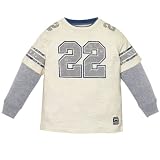 faux-layered football shirt