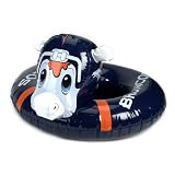 Pack of 3 NFL Denver Broncos Mascot Toddler Swimming Pool Inner Tubes