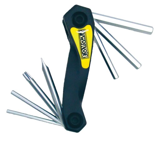 Pedro's Folding Hex Bicycle Wrench Set with Torx 25
