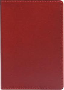 Faux Italian Leather Simple Journal, 6x8 Red