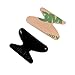 1 Pair Black - 1.8mm X 17mm Non-Slip Nose Pads for EyeGlasses by GMS Optical - Premium Grade Silicone