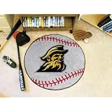 Appalachian State Mountaineers BASEBALL-SHAPED AREA WELCOME BATH MAT RUG by 1stDownShop