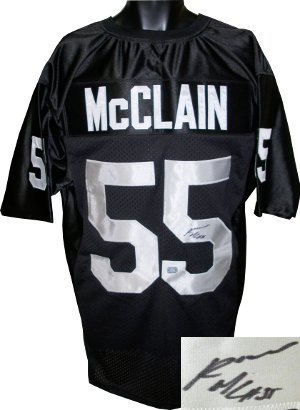 Rolando McClain signed Oakland Raiders Black Prostyle Jersey