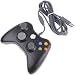 Xbox 360 & Windows PC USB Wired Controller Gamepad in BLACK - Hi-TEC ESSENTIALS