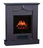 Stonegate SQCM870S Electric Fireplace With an Adjustable Thermostat