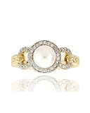 Jewelry : Signature Pearl Diamond Pave Ring