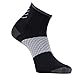 Plantar Fasciitis Sock - Compression Heel/Arch Support, Foot Sleeve, Ankle Socks (S/M, Black)