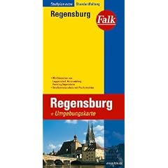 Falk Stadtplan Extra Standardfaltung Regensburg