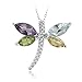 Sterling Silver Multi Gemstone & Diamond title=