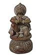 Lord Hanuman Murti - Hanuman the Courageous God Stone Statue 8 Inch