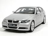 2008 BMW 330i diecast model car 1:18 scale die cast by Welly - Silver 12561w