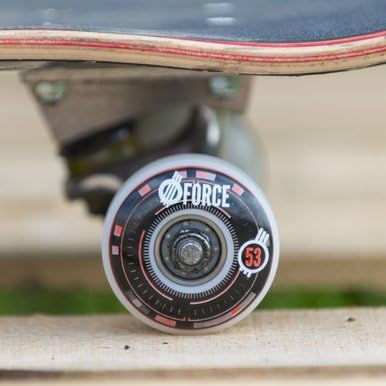 Skateboard Wheels, 4 Wheels, Matrix - 53mm, Here is the Matrix graphic of the Geometry series. These are quality Force wheels featuring 99a durometer urethane built for the smoothest parks and the roughest streets!