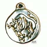 Taurus- Pewter Pendant Jewelry - Zodiac - Sign - Astrology - April May