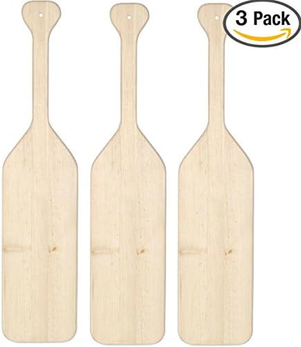3 Pack - Greek Paddle for Fraternity or Sorority Best Plaque for Symbol Boards 23 x 5.5 x 3/4