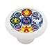 Godess Wheel Decorative High Gloss Ceramic Drawer Knob