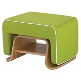 Nurseryworks Modern Goodnight Ottoman Twill Piping-Modern Nurser
