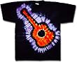 Flame Guitar Tie-Dye T-Shirt