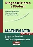 Produkt-Bild: Diagnostizieren und F&ouml;rdern - Cornelsen Scriptor - Mathematik: Diagnostizieren und F&ouml;rdern 9./10. Schuljahr. Prozent- und Zinsrechnen - Fl&auml;chen - ... F&ouml;rdermaterialien als Kopiervorlagen