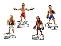 Round 5 World of MMA Champions UFC Series 2 Set of 4 Action Figures (Sherk, Silva, Franklin and Wanderlei)