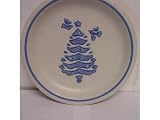 Pfaltzgraff Yorktowne Christmas Tree Holiday Dessert / Bread Plate
