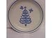 Pfaltzgraff Yorktowne Christmas Tree Holiday Dessert / Bread Plate