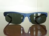 Ray ban RB4039 Blue Rubberized Grey Green 817 71 63mm Sunglasses
