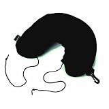 41uKqAqrP0L. SL160  Travel Accessories Samsonite Micro Bead Neck Pillow Black
