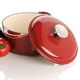 Wolfgang Puck Cast Iron 3qt Covered Casserole Pan