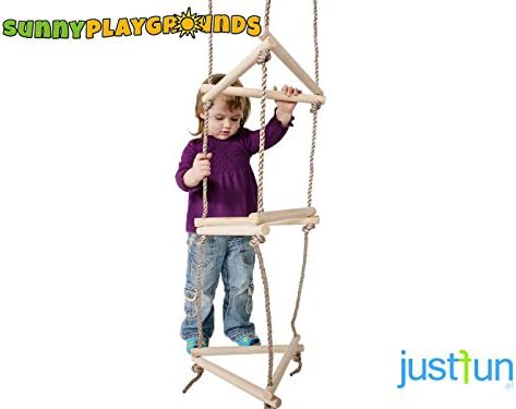 Triangular Rope Ladder- Outdoor and Indoor Playgrounds set Accessories for Kids