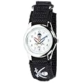MC Kinder-Armbanduhr Piratenoptik Textil- Klettband 50123