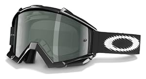 Oakley Proven MX Goggles (Jet Black Frame/Dk Grey Lens, One Size)