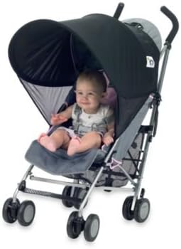 Protect-a-Bub Black UPF 50 Classic Single Stroller & Jogger Sunshade