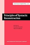 Principles of syntactic reconstruction