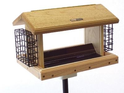 5 Quart Cedar 2-Sided w/Suet Cages