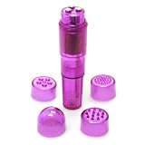 Pipedreams Mini-mite Waterproof Mini Vibrator, Purple, ,