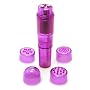 Pipedreams Mini-mite Waterproof Mini Vibrator, Purple, ,