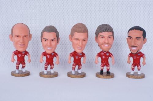 2012-2013 Fc Bayern Munich Gotze Robben Schweinsteiger Muller Ribery 5 Set of Figure