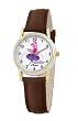 Disney Women's D096S007 Piglet Brown Leather Strap Watch