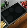 GE Profile CleanDesign : PHP900DMBB 30 Induction Cooktop, 4 Induction Elements - Black