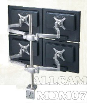 Childrens Toyshop  Electronics : Allcam MDM07 Multi Screen Desk Mount Bracket: Four LCD Monitors/TVs on one desktop