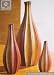 Set of 3 Ceramic Decorative Vases House Warming