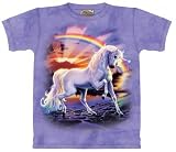 The Mountain Rainbow Unicorn Short Sleeve Child Youth Tee T-shirt