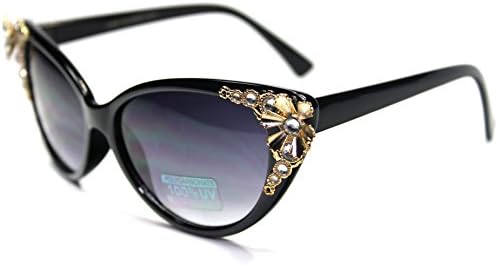 #CB2-S5 Celebrity Eyewear ® Cateye Floral Flowers Women's Sunglasses