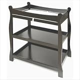 Black Sleigh Style Changing Table