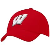 Nike Wisconsin Badgers Red Swoosh Flex-Fit Hat