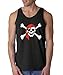 Jolly Roger Skull Crossbones Men's Tank Top Pirate Flag Tank Tops
