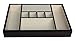 TimelyBuys Ebony Walnut Wood Valet Tray Desk Dresser Drawer Coin Case Catch-all for Keys, Phone, Jewelry, Watches, and Accessories