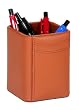 Tan Leather Pencil Cup